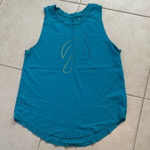 Women’s Peloton Teal Tank Top Medium